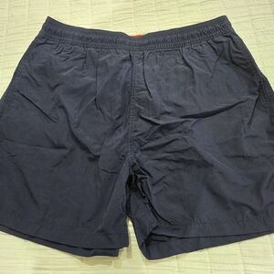 Ralph Lauren Red and Navy Polo Mesh-Lined Swim Shorts